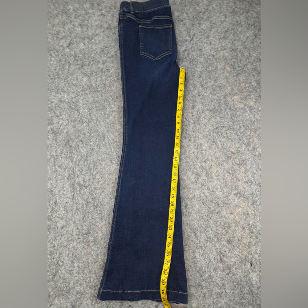 Spanx | Flare Midnight Shade Pull-on Stretch Jeans | 20327Q | Women’s Large - Picture 9 of 11